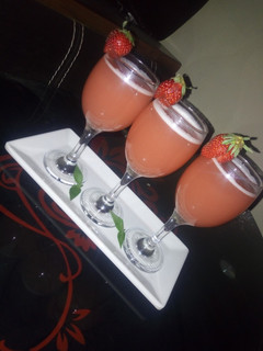 A picture of Strawberry slush.