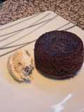 Volcán de chocolate