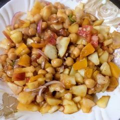 A picture of Chana Chaat & Fruit Chaat Mix.