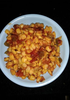 स्वीट कॉर्न चाट (sweet corn chaat recipe in Hindi) रेसिपी मुख्य फोटो