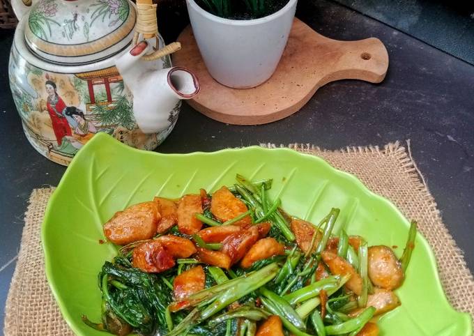 Resep Oseng Kangkung Bakso Saus Tiram Oleh Dewi Saraswati Cookpad