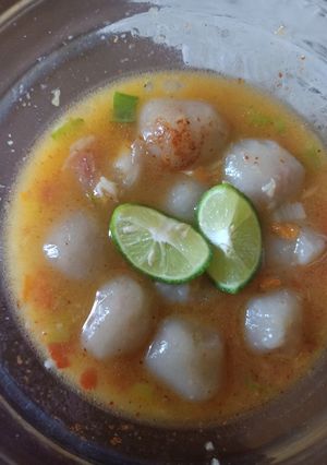 Foto resep Cilok goang kuah pedas