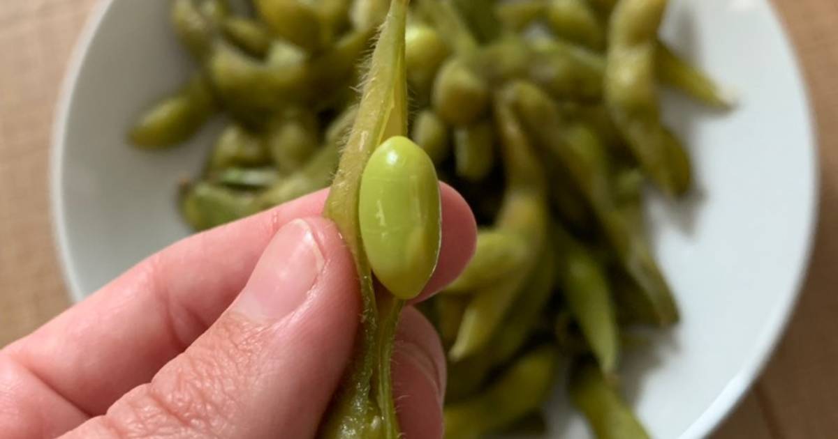 Edamame cocido el snack que me tiene enganchada Receta de Marieta