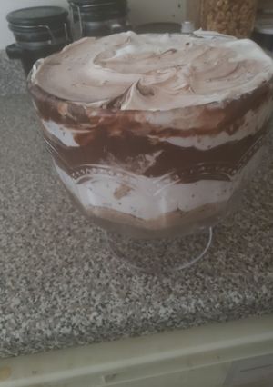 A picture of Cookie Dough Trifle.
