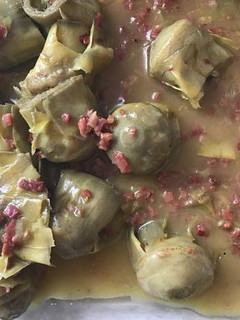 Una foto de Alcachofas a la cerveza Thermomix para 2