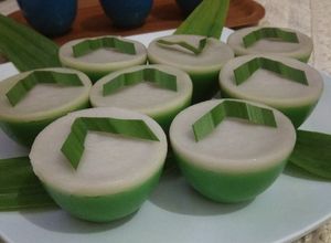 Foto resep Kue talam tepung beras pandan