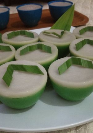 Foto resep Kue talam tepung beras pandan