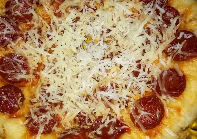 Resep Pizza Teflon Anti Gagal (untuk Pemula) Oleh Sasha Pertiwi - Cookpad