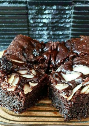 Foto resep Fudgy brownie kukus enak dan praktis