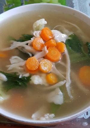 Foto resep Sop jamur bening