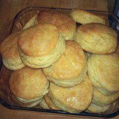 A picture of Popeye's Buttermilk Biscuits (copy cat recipe).