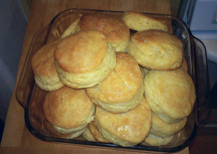 Steps to Prepare Speedy Popeye&#39;s Buttermilk Biscuits (copy cat recipe)
