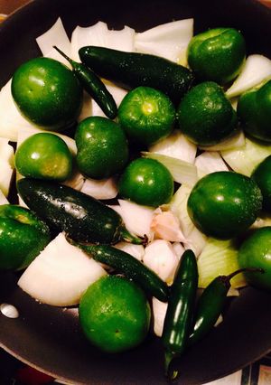 A picture of Tomatillo Salsa.