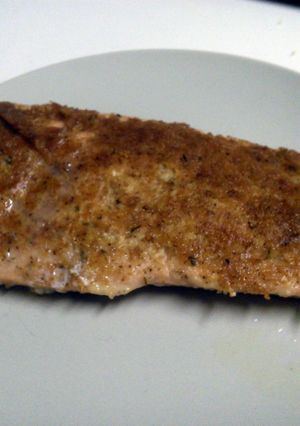 A picture of Parmesan Crusted Salmon.