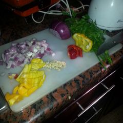 A picture of multi use savoury mince for kofta, meatballs, sauces. and juice for other recipes.