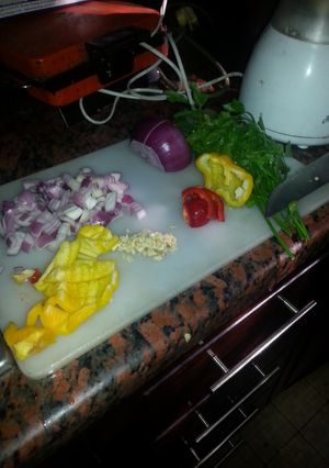 A picture of multi use savoury mince for kofta, meatballs, sauces. and juice for other recipes.