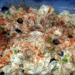 Pasta salad A picture of Pasta salad.