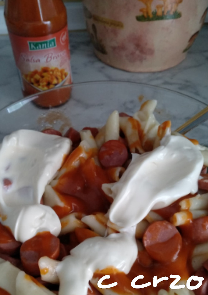 Una foto de Macarrones pa valientes