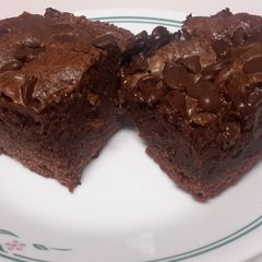A picture of Easy Double Chocolate Brownies.