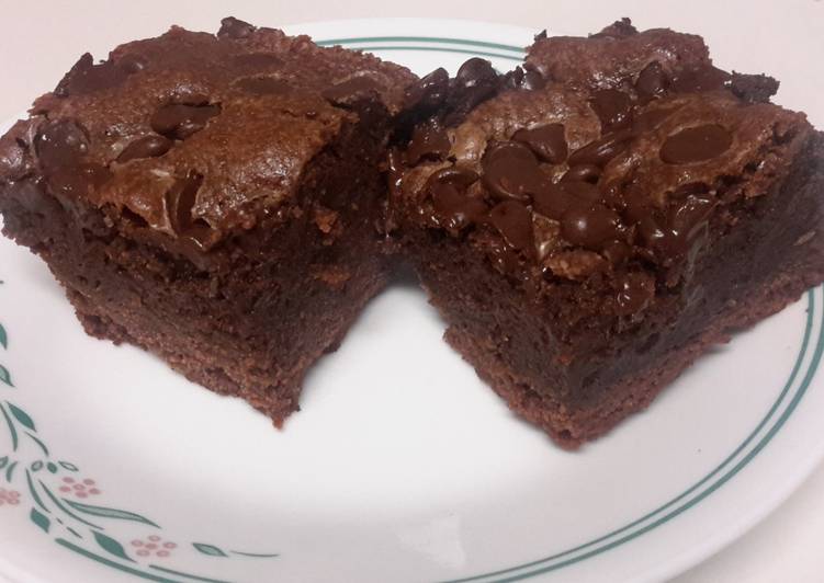 Easy Double Chocolate Brownies