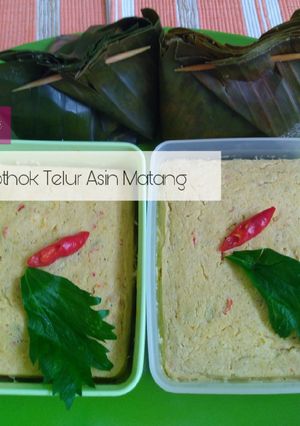 Foto resep Bothok Telur Asin Matang