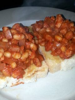 A picture of Homemade Baked Beans.