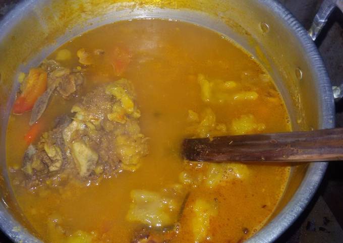 Resep Asem asem daging+ balungan Anti Gagal