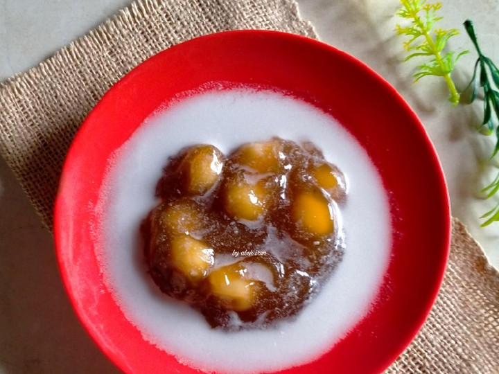 Cara Gampang Membuat Bubur Biji Salak Labu Kuning Anti Gagal