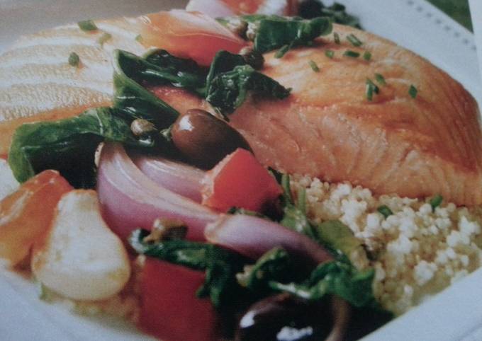 Recipe: Perfect Fresh Salmon w/Quinoa