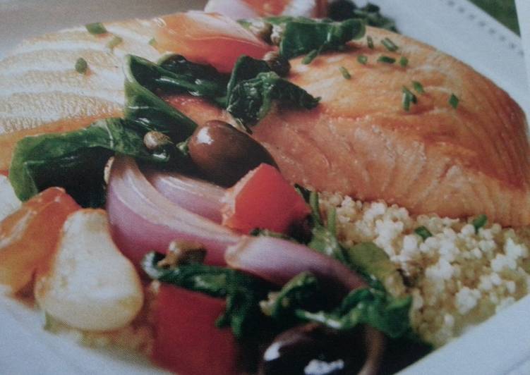 Simple Way to Prepare Speedy Fresh Salmon w/Quinoa