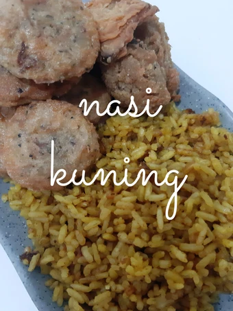 Cara Simple Membikin Resep  Nasi kuning praktis rice cooker instan fiber creme yang Enak Banget, Menggugah Selera