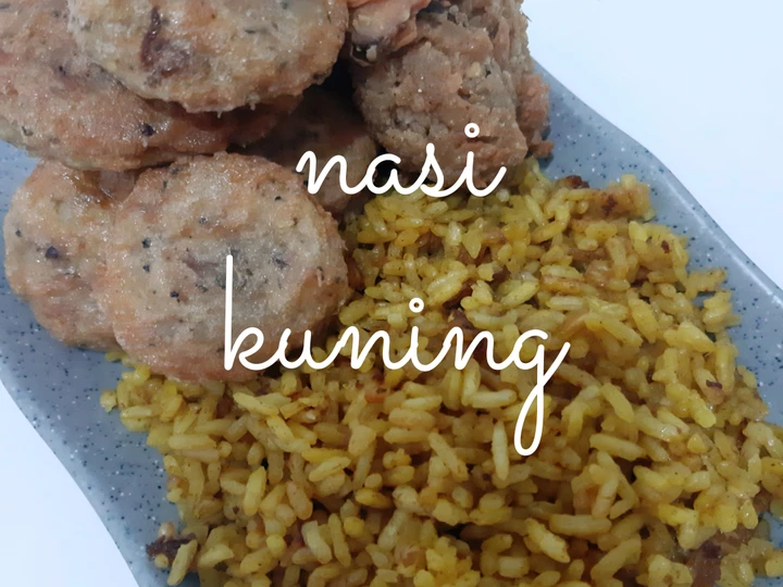 Cara Simple Membikin Resep  Nasi kuning praktis rice cooker instan fiber creme yang Enak Banget, Menggugah Selera