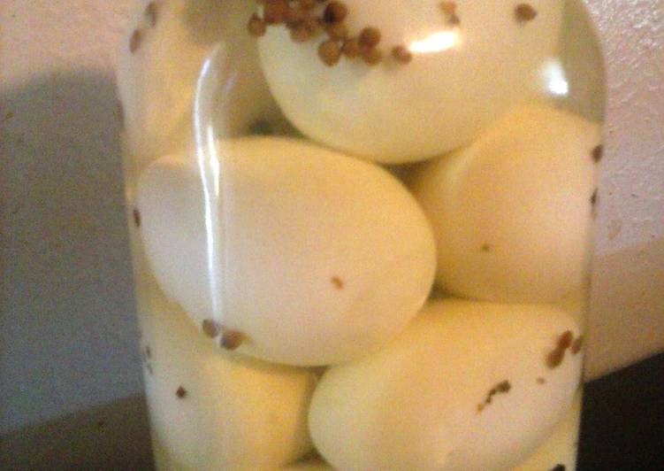 Recipe of Homemade Spicy Pickled Eggs