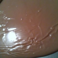 A picture of caramel fudge.