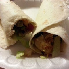 A picture of Pan grilled fish taco.