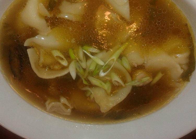 Recipe of Super Quick Homemade Wanton Wonton Soup