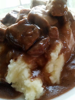 A picture of No Peek Beef Tips.