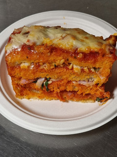 Una foto de Pizza cake