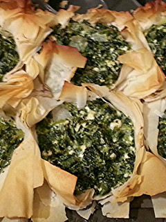 A picture of Mini Veggie Greek Spinach Pies.