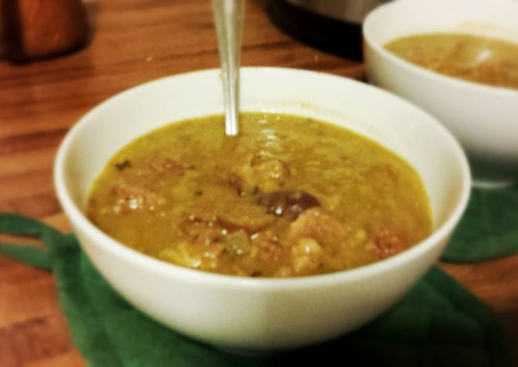 Possession-free Slow-cooker Split Pea Soup