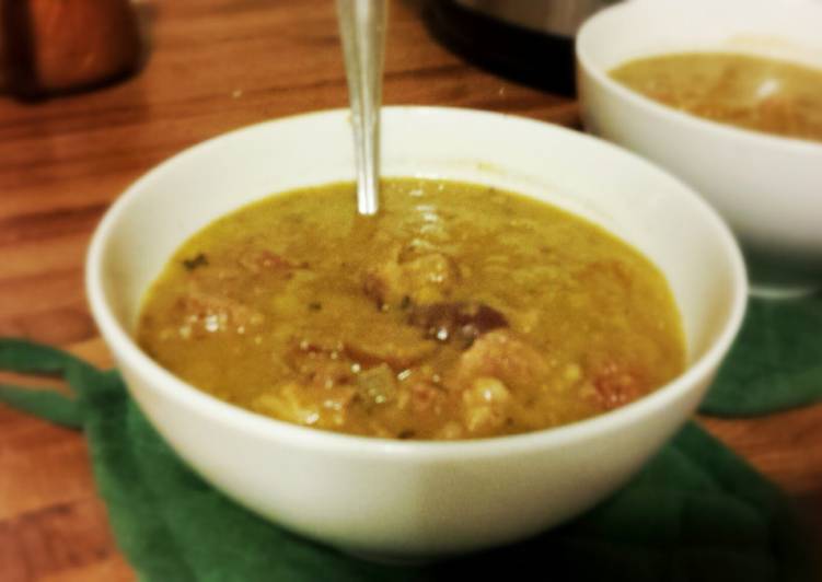 Easiest Way to Prepare Recipe of Possession-free Slow-cooker Split Pea Soup