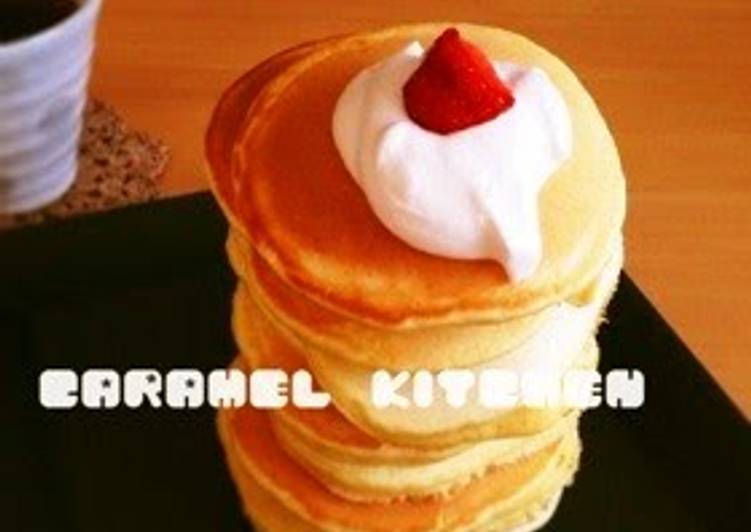 How to Make Super Quick Homemade Chewy and Fluffy Pancake Tower