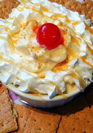 A picture of Ray's' * Marshmallow Fluffy Dip*.