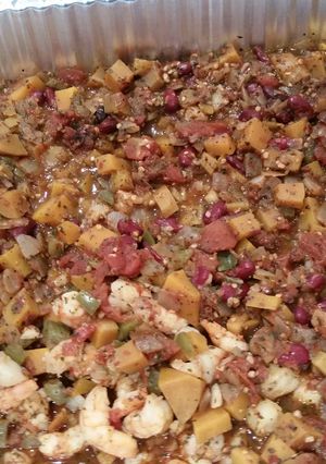 A picture of Seafood chili.