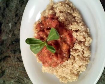 The New Way Prepare Recipe quinoa with hot tomato sauce Delicious Steady