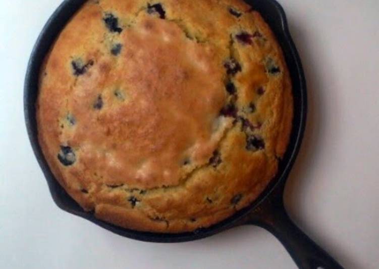 Recipe of Homemade Sweet Blueberry Cornbread