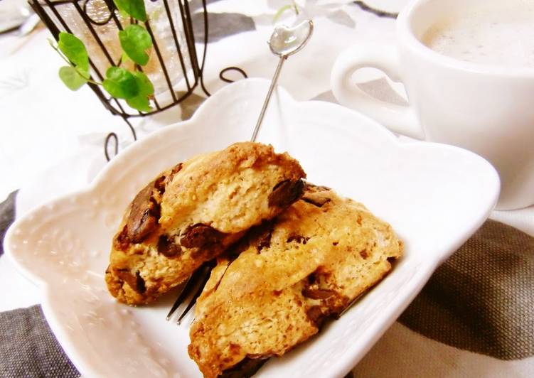 Simple Way to Prepare Quick Easy Chocolate Maple Scones