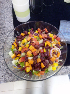 A picture of Nigerian salad.