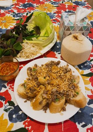 Hình của món Bánh mì Hấp.