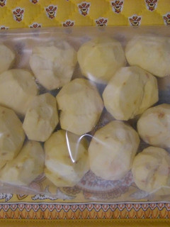 A picture of Freezer Stocked Chestnuts for Chestnut Rice.